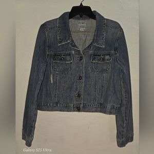 Old Navy Women's Denim Blue Jean Jacket